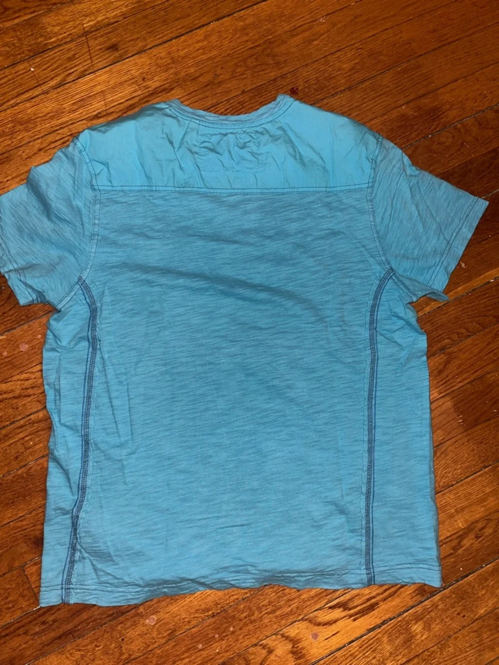 ⭐️🏳️‍🌈 Guess Men's Teal Johnny Collar Short Sleeve Tee - Picture 7 of 9